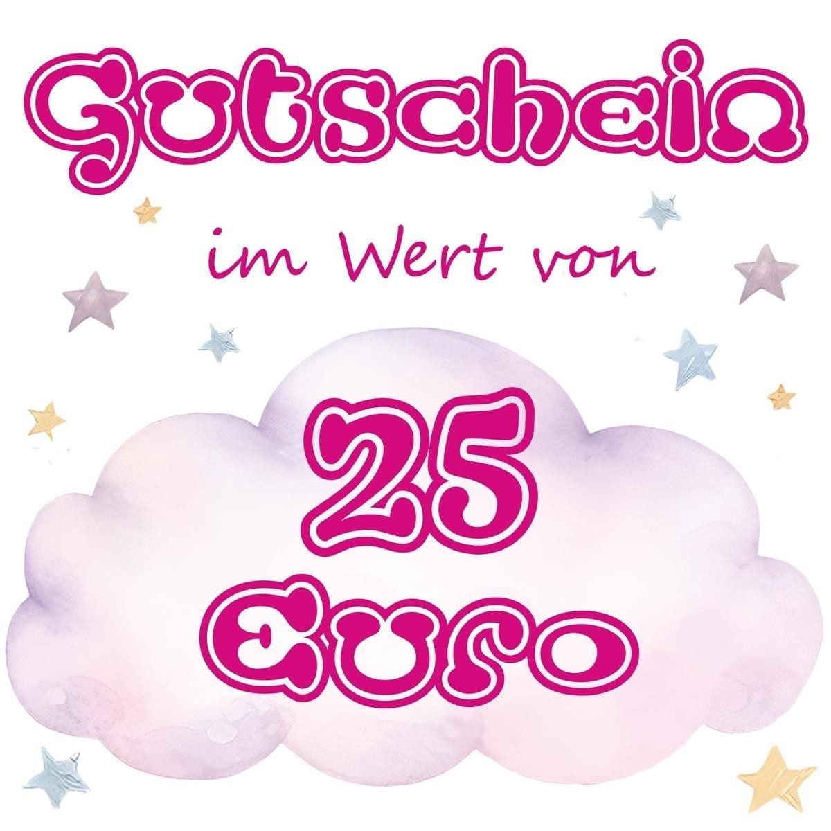 Wertgutschein 25 Euro von muckki.de Wertgutschein 25 Euro von muckki.de