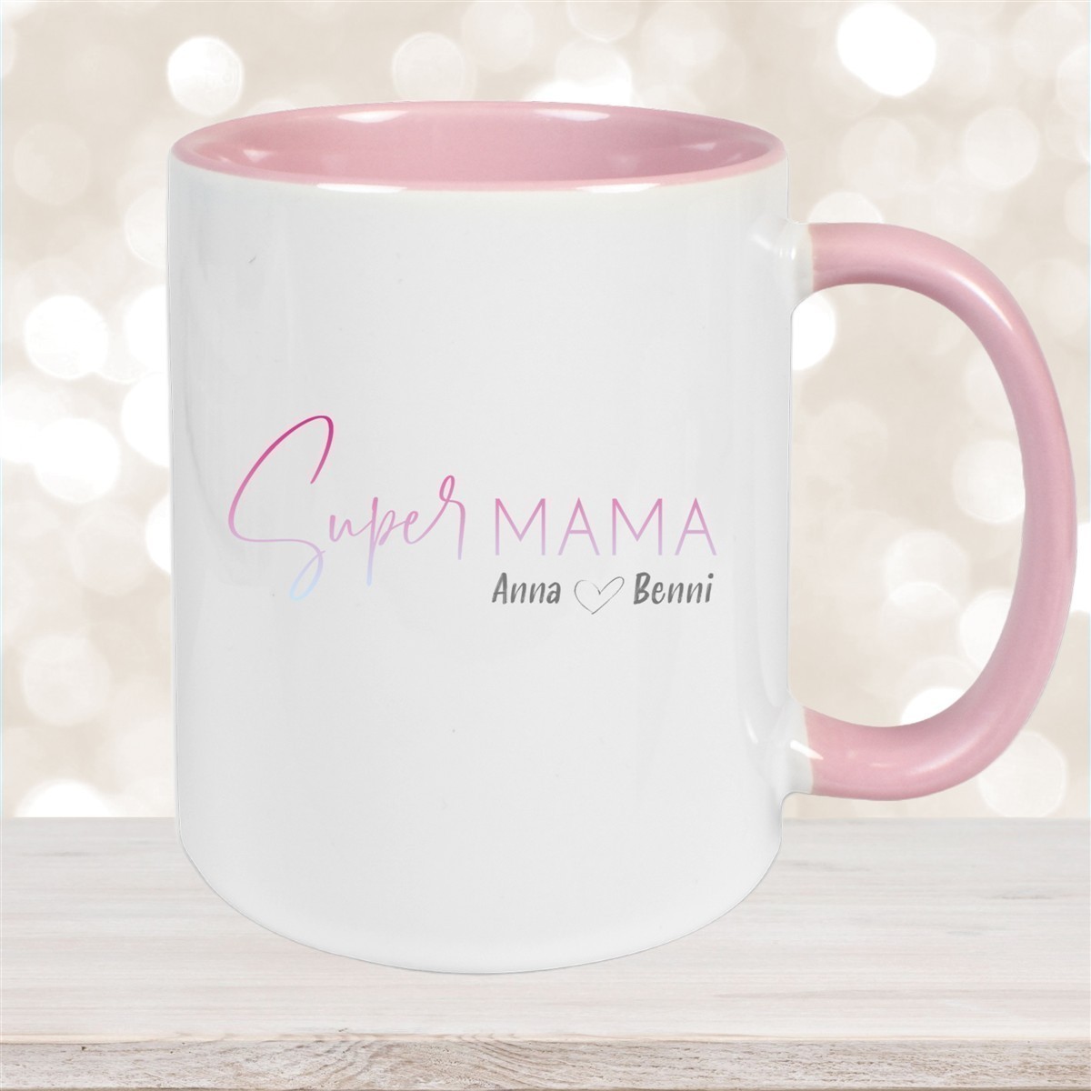 Tasse Muttertag #4 Wunschnamen Keramik Personalisiert versch. Farben