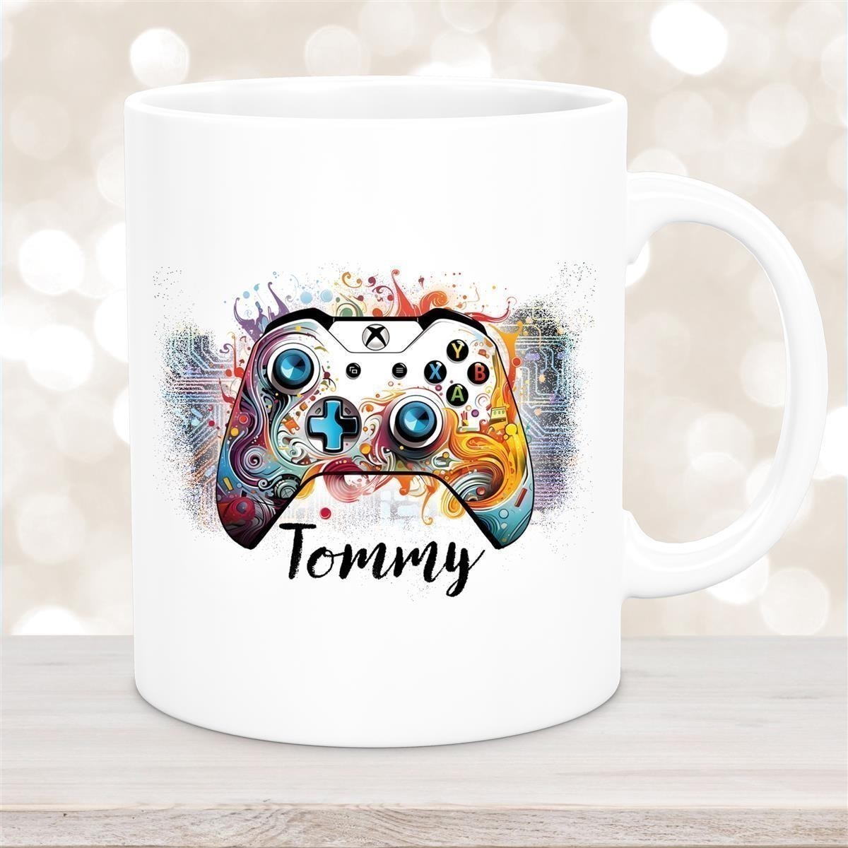 Tasse Gamer #2 Wunschname Keramik Kinderbecher personalisiert Weiß Tasse Gamer #2 Wunschname Keramik Kinderbecher personalisiert versch. Farben