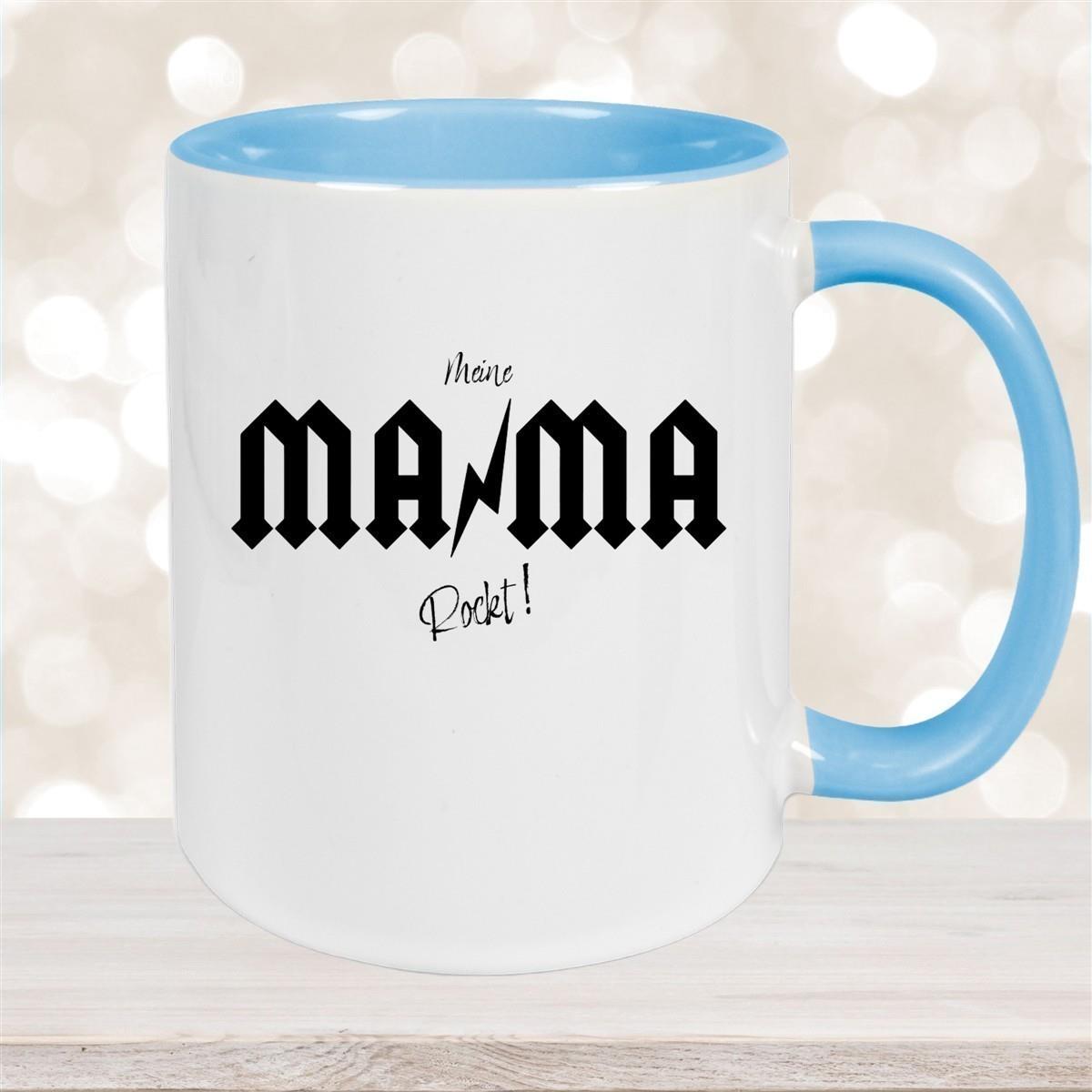 Tasse Muttertag 3 Wunschnamen Keramik Personalisiert versch. Farben