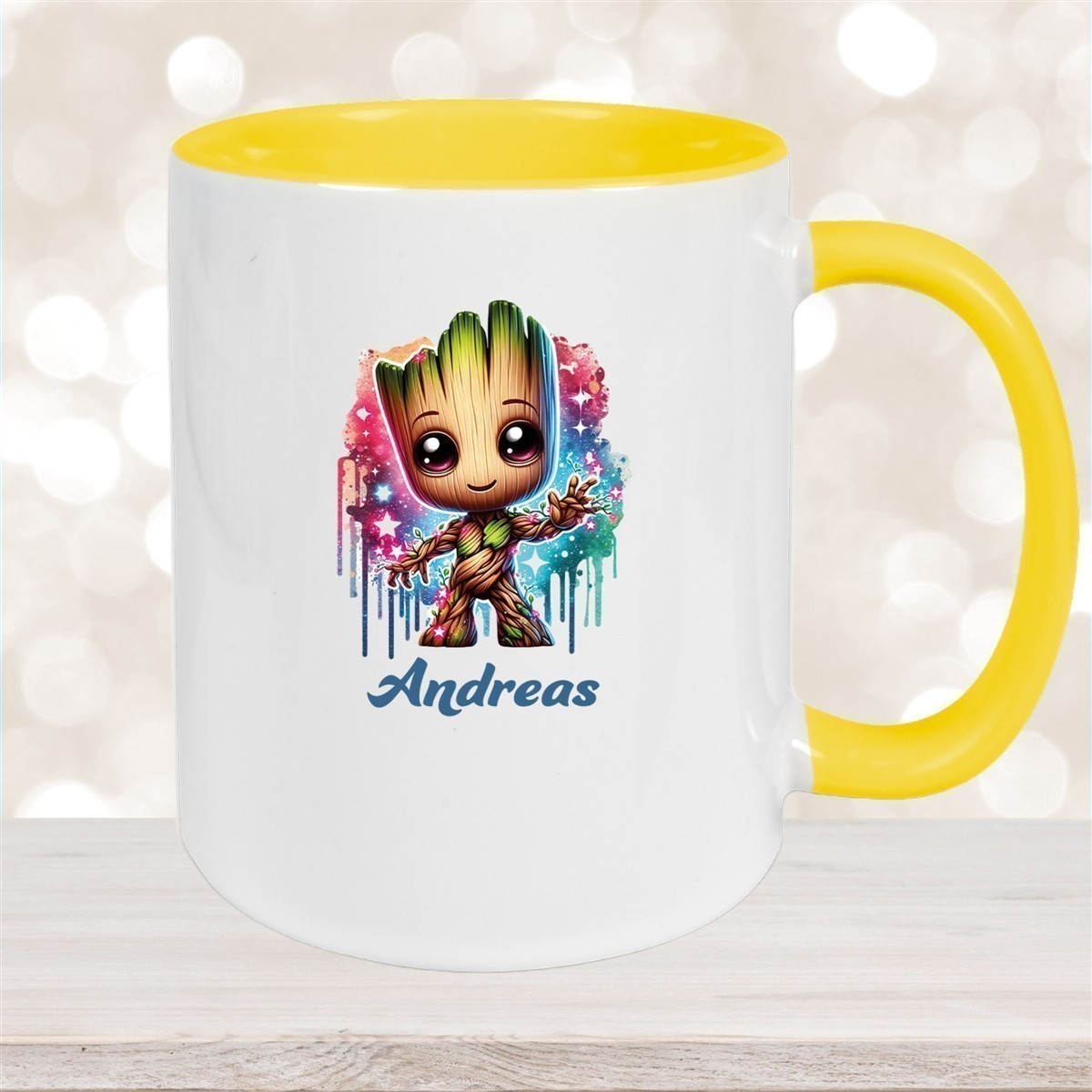 Tasse Baby-Groot #2 Wunschname Keramik Kinderbecher personalisiert versch. Farben