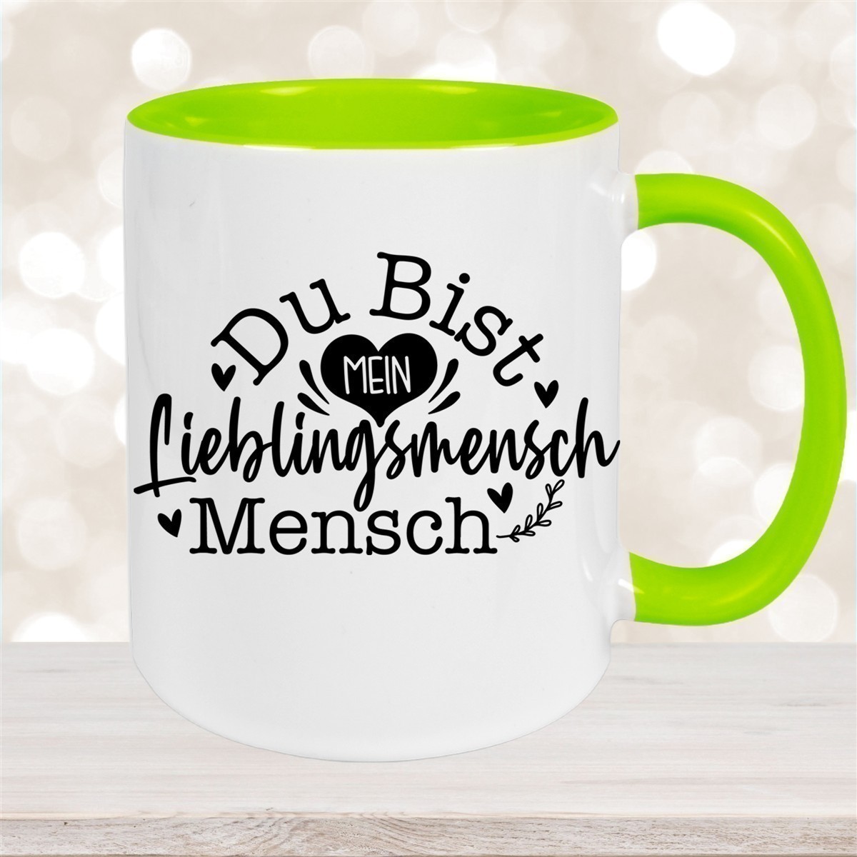 Tasse Spruch Valentinstag #14 Keramik versch. Farben