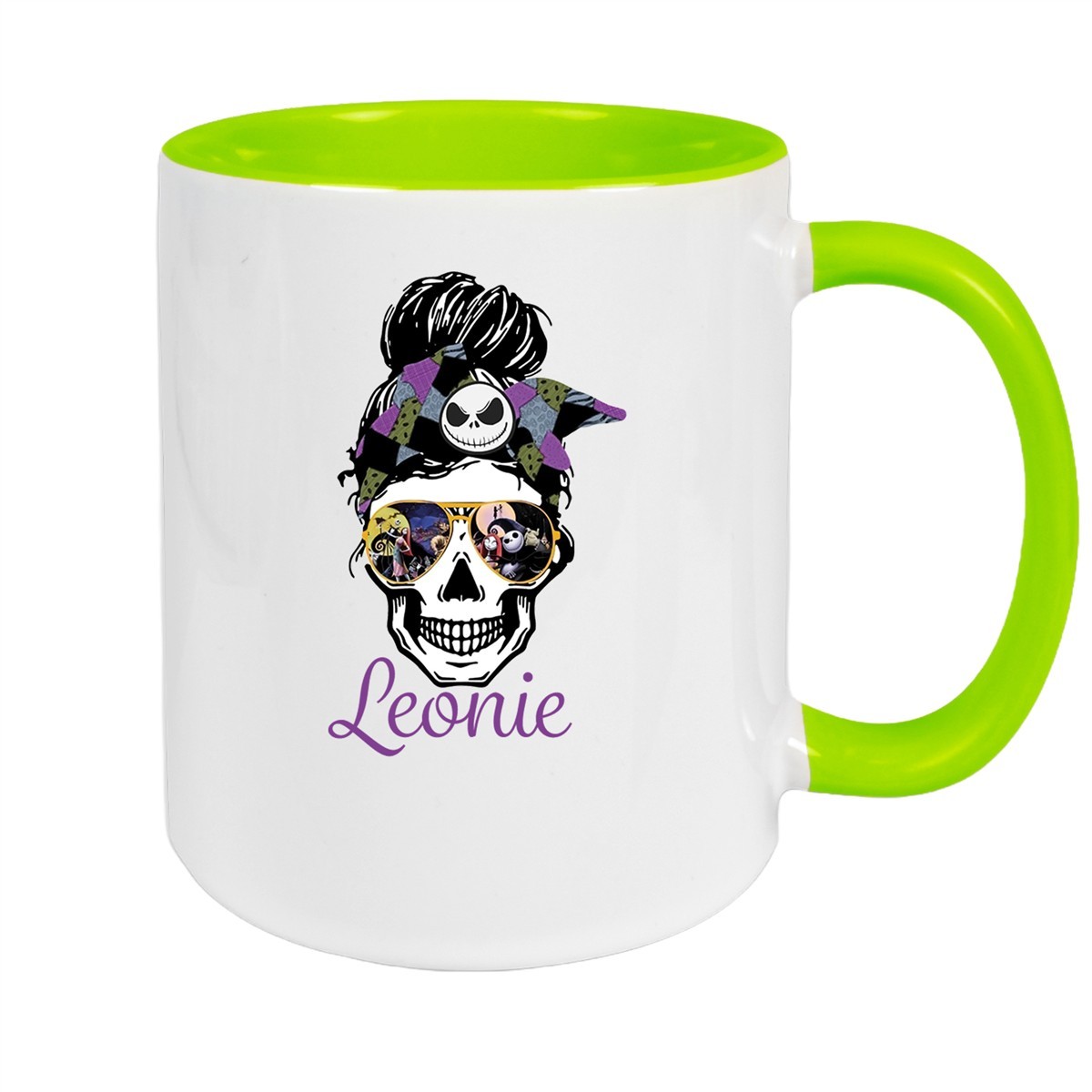 Tasse Wunschname Weihnachten Nightmare before Christmas #8 Keramik Becher versch. Farben