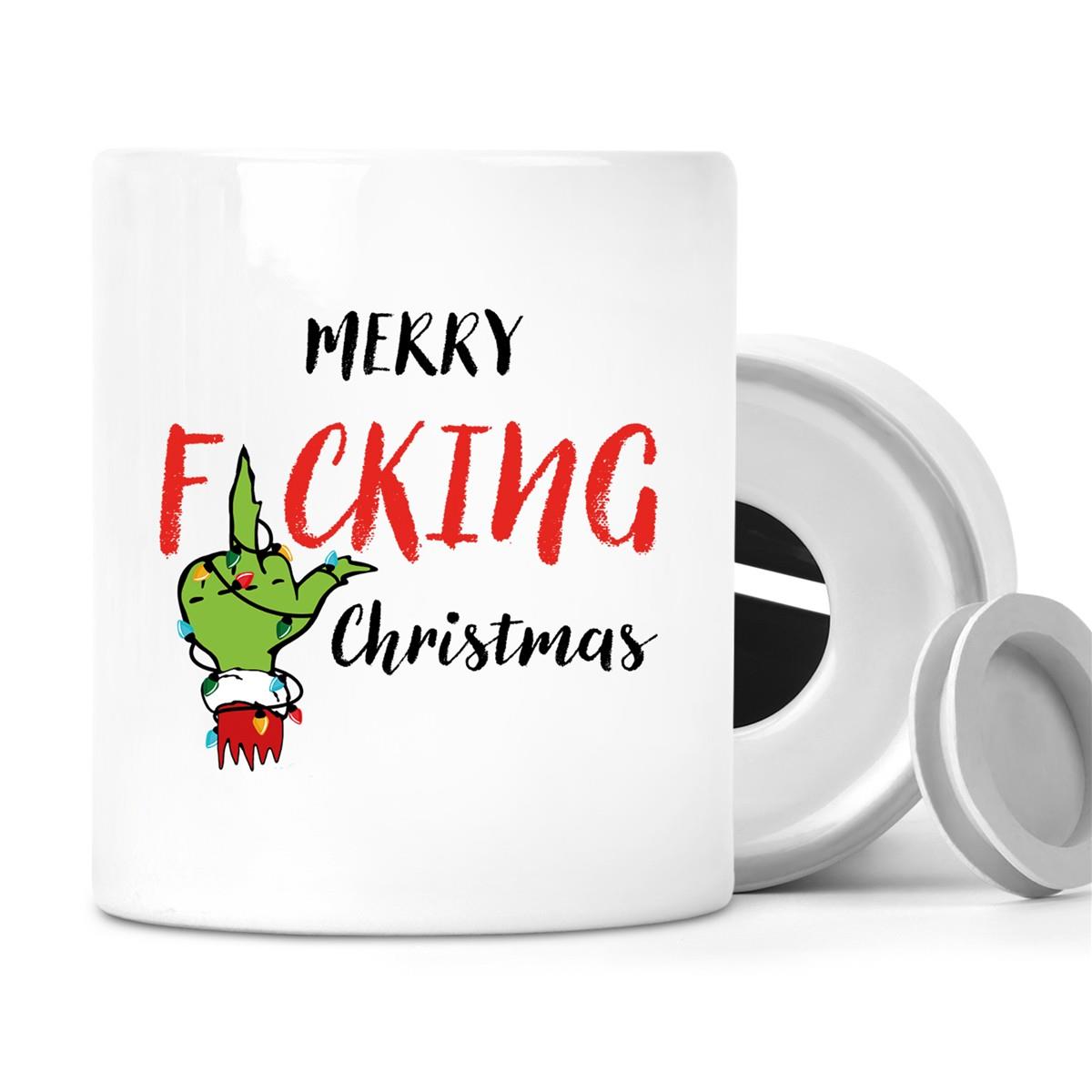 Spardose mit Wunschname Weihnachten Grinch 7 personalisiert