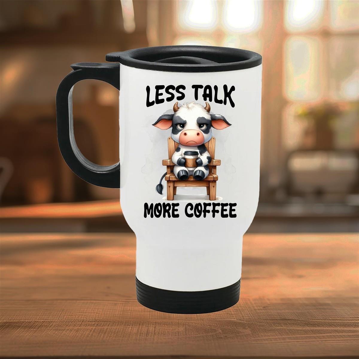 Edelstahl-Thermobecher mit Deckel Moore-Coffee 2 weiß