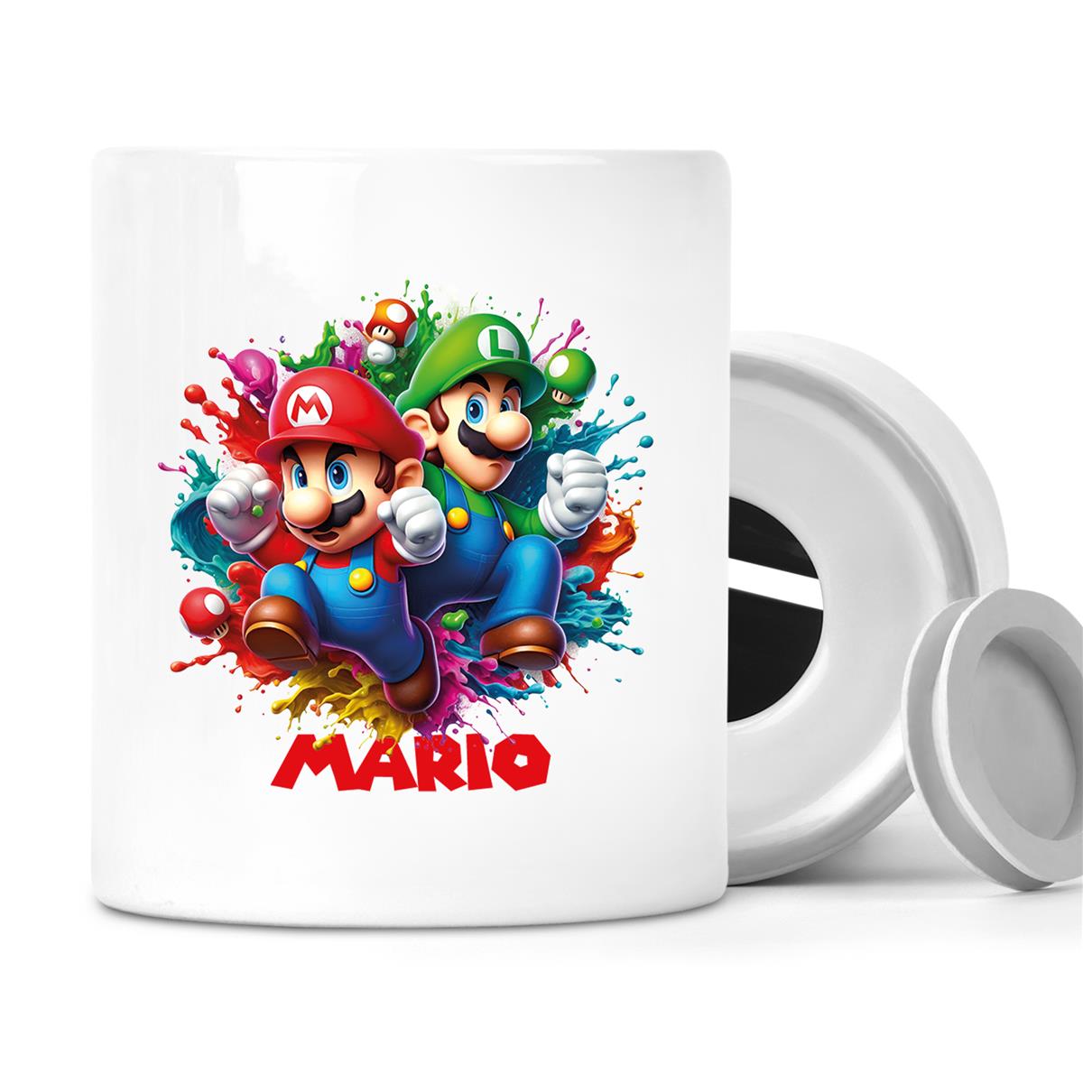 Spardose Super Mario 3 Wunschname personalisiert