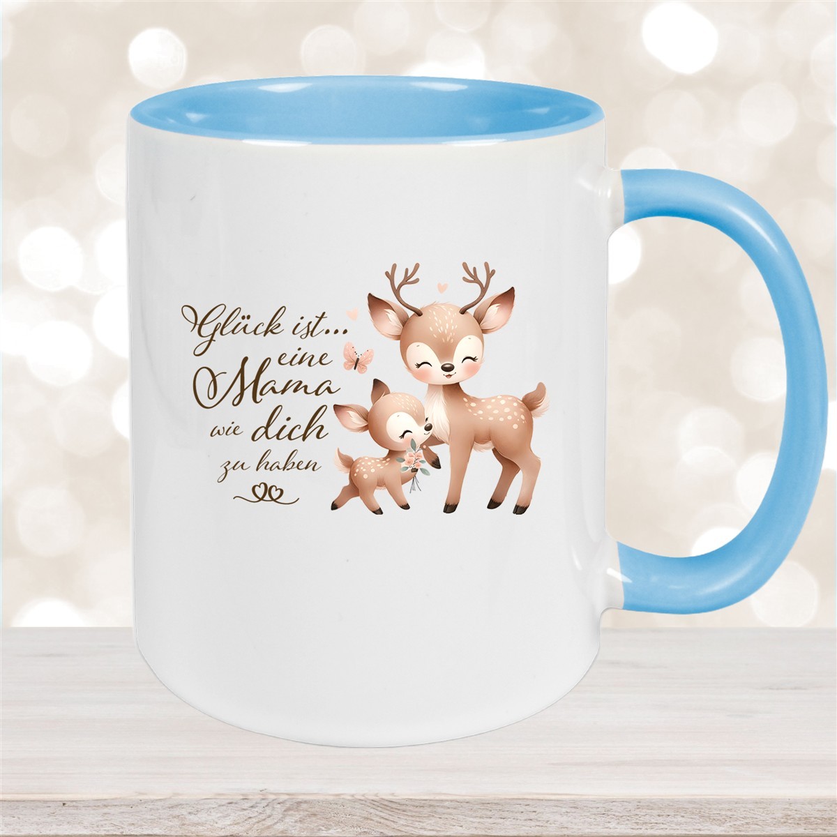 Tasse Muttertag #7 Keramik Hellblau
