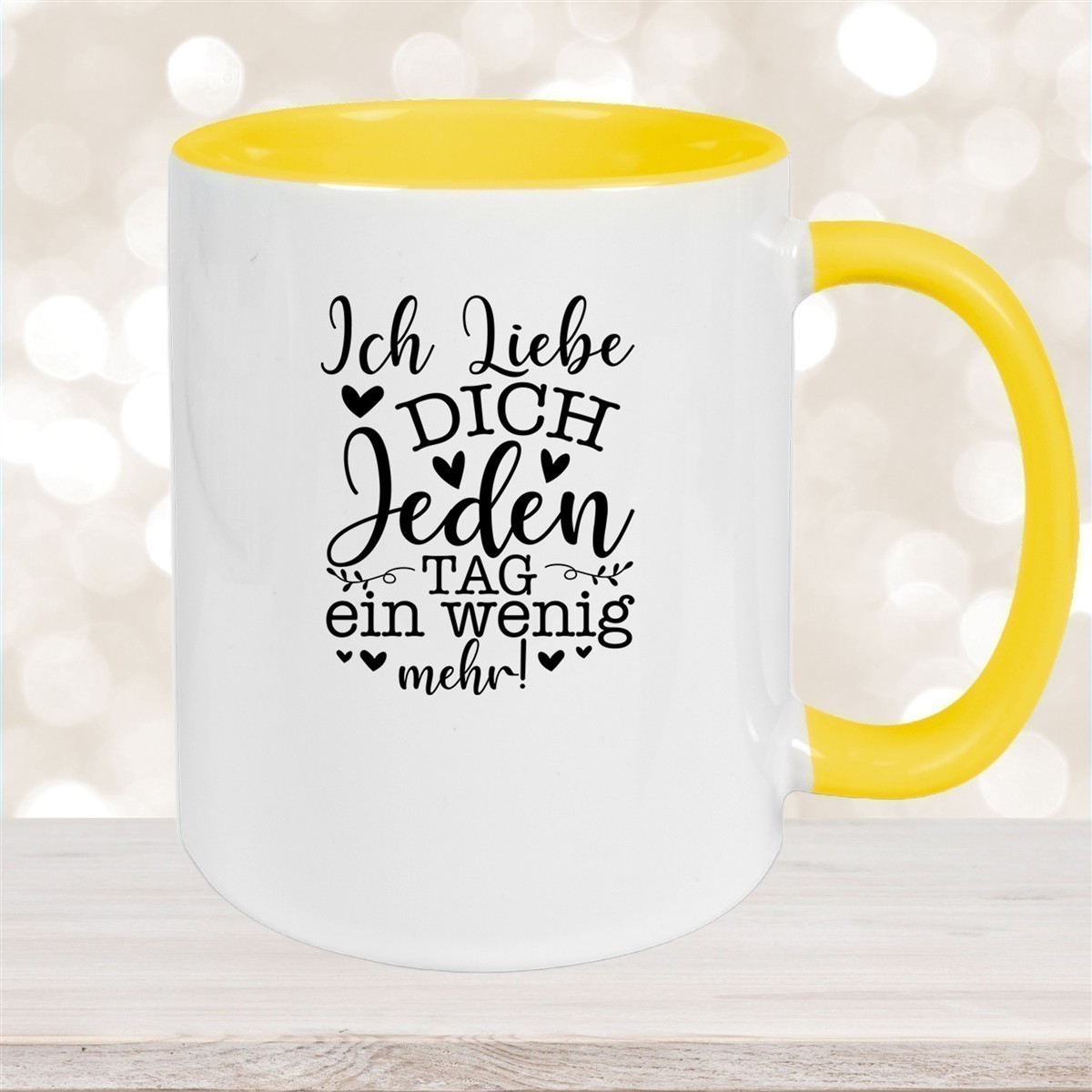 Tasse Spruch Valentinstag #17 Keramik versch. Farben