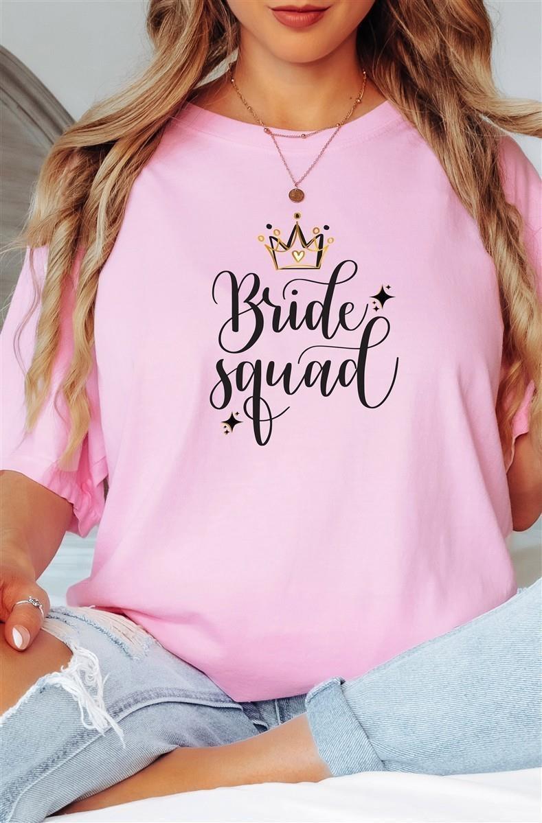 T-Shirt Bride & Bride-Squad 03– Damen-Shirt für den Junggesellinnenabschied