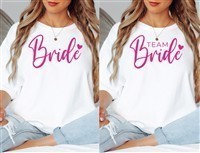 T-Shirt Bride #01 – Damen-Shirt für den Junggesellinnenabschied Bride-Weiß-S