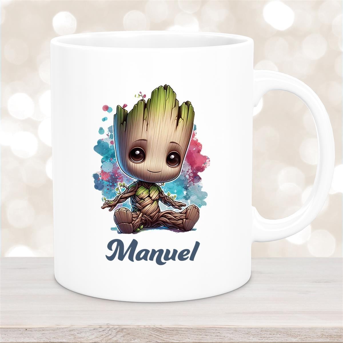 Tasse Baby-Groot #1 Wunschname Keramik Kinderbecher personalisiert Weiß Tasse Baby-Groot #1 Wunschname Keramik Kinderbecher personalisiert Weiß