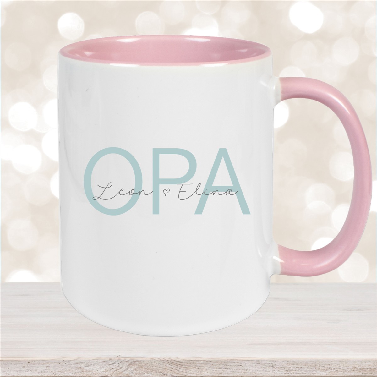 Tasse, Opa, Vatertag, Geburtstag #1 Wunschnamen Keramik Personalisiert versch. Farben