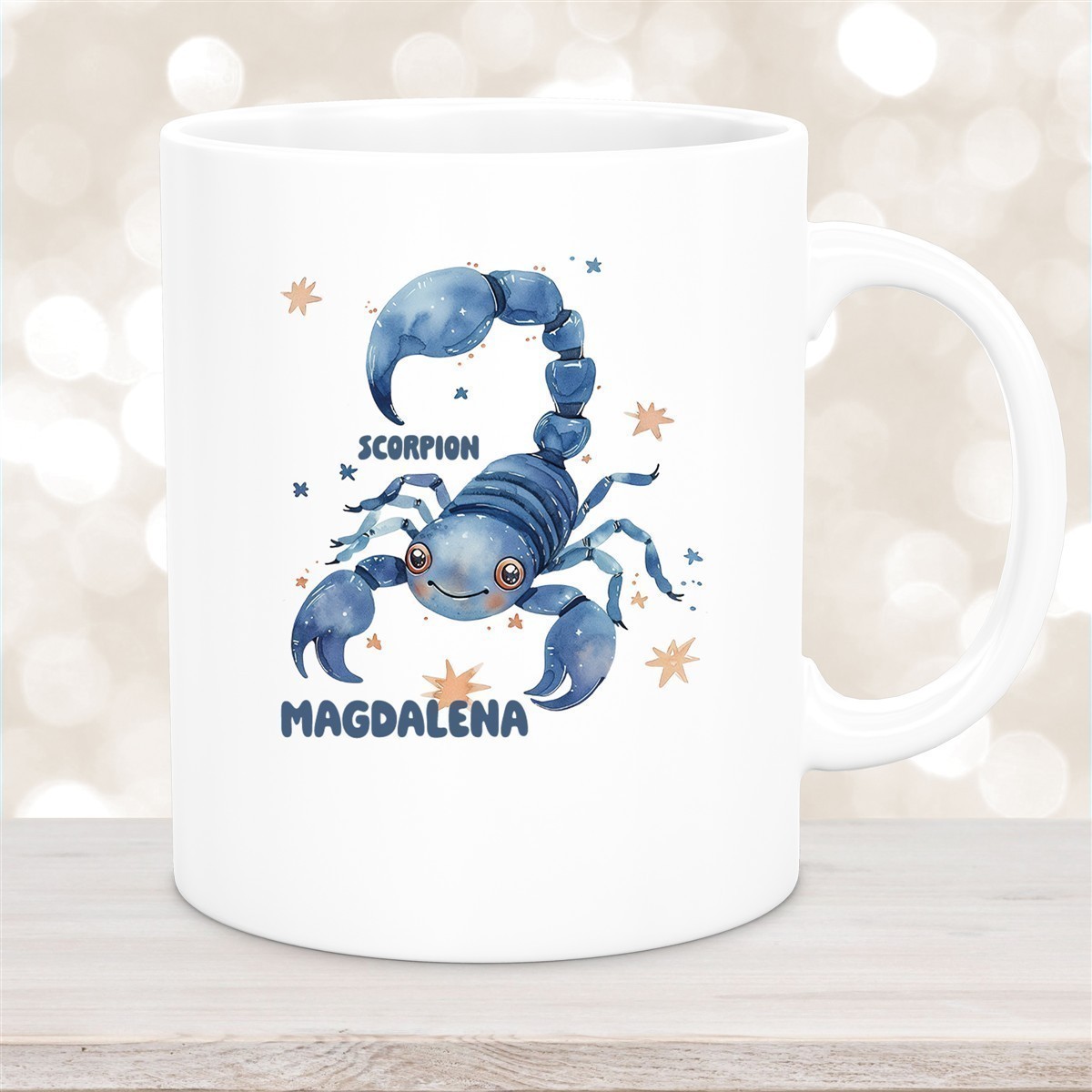 Tasse Sternzeichen Kinder Skorpion #1 Wunschname Keramik Kinderbecher personalisiert Weiß Tasse Sternzeichen Kinder Skorpion #1 Wunschname Keramik Kinderbecher personalisiert versch. Farben