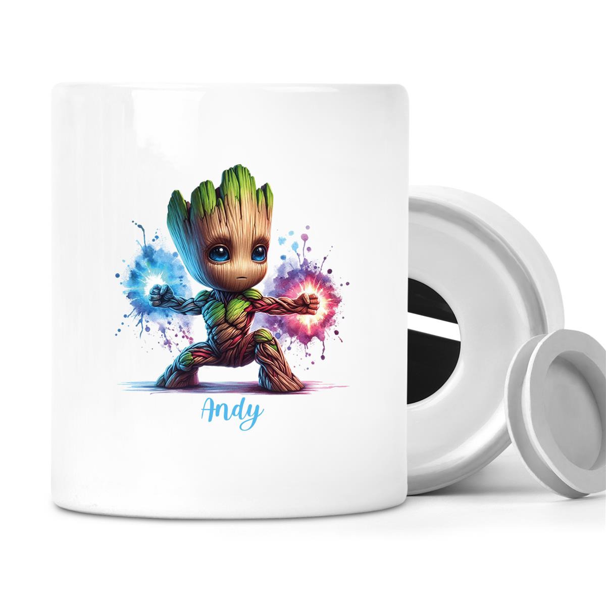 Spardose Groot 8 Wunschname personalisiert