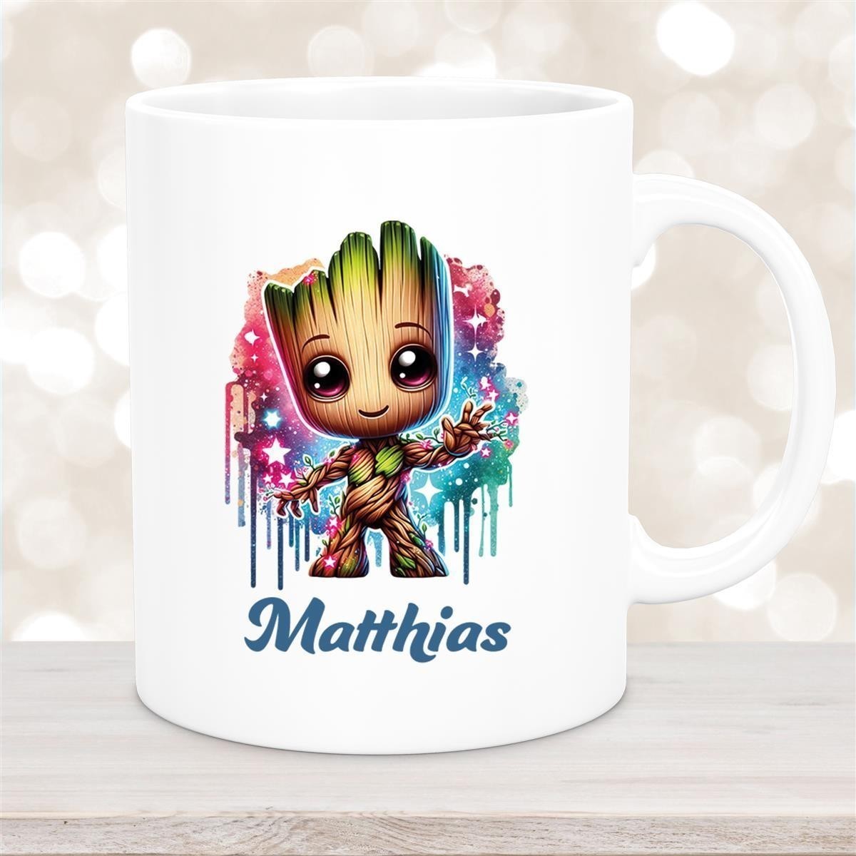 Tasse Baby-Groot #2 Wunschname Keramik Kinderbecher personalisiert Weiß Tasse Baby-Groot #2 Wunschname Keramik Kinderbecher personalisiert Weiß