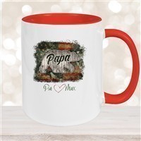 Tasse Vatertag 7 Papa "Bär" Wunschnamen Keramik Personalisiert versch. Farben