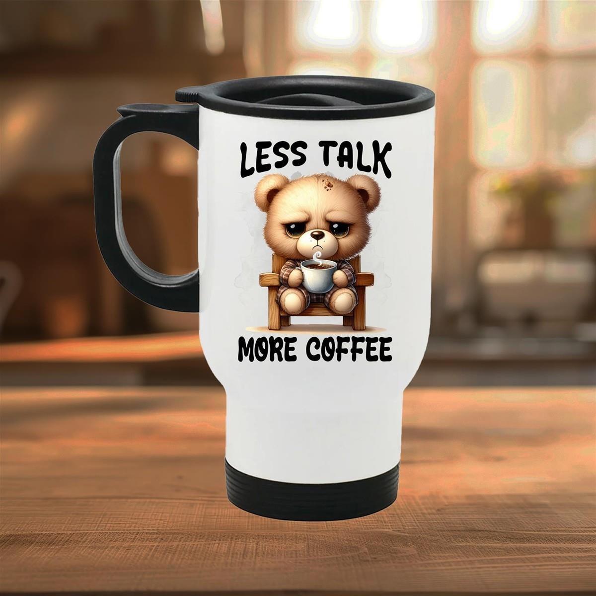 Edelstahl-Thermobecher mit Deckel Moore-Coffee 6 weiß