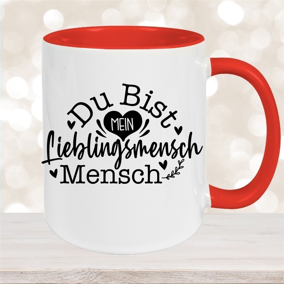 Tasse Spruch Valentinstag #14 Keramik versch. Farben