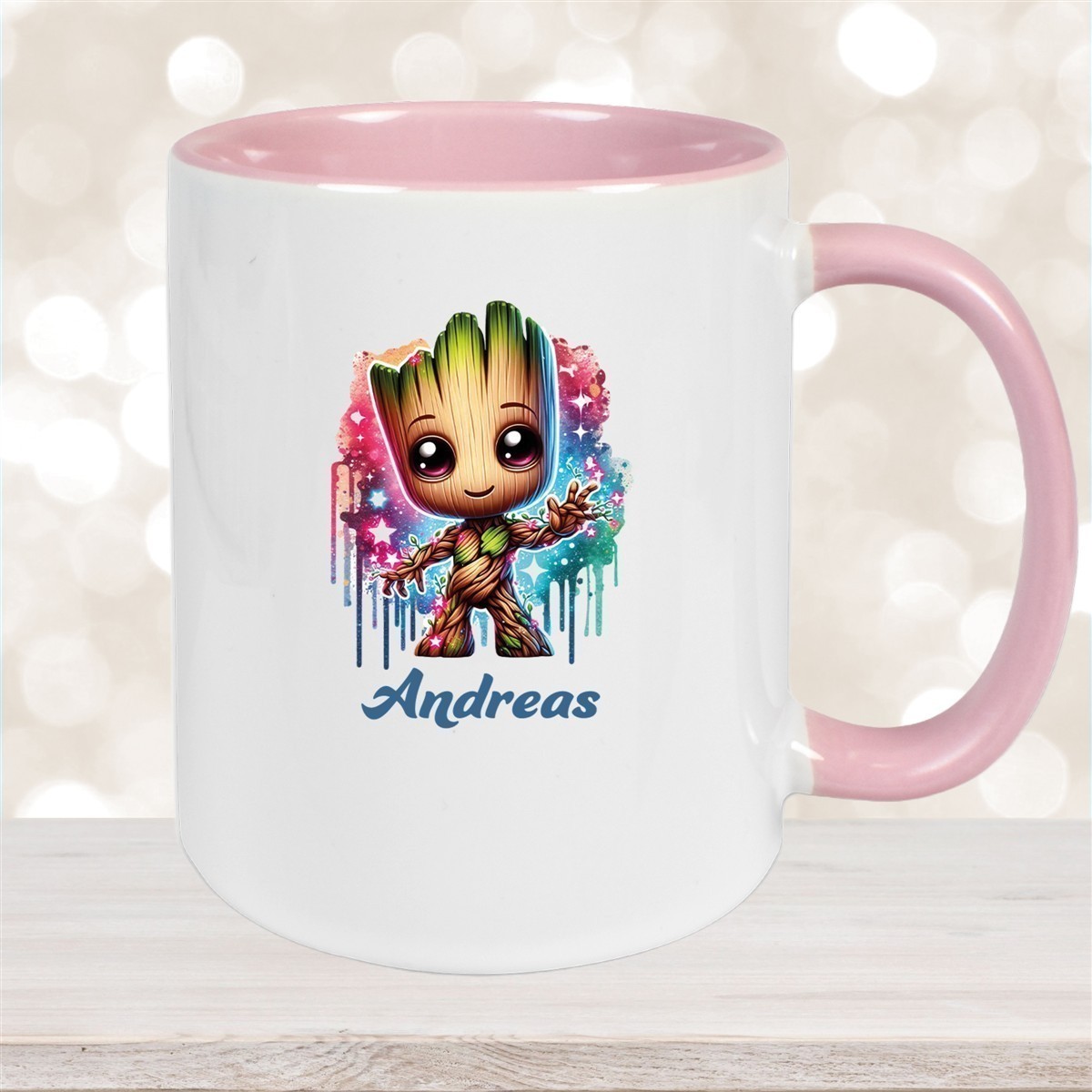 Tasse Baby-Groot #2 Wunschname Keramik Kinderbecher personalisiert versch. Farben