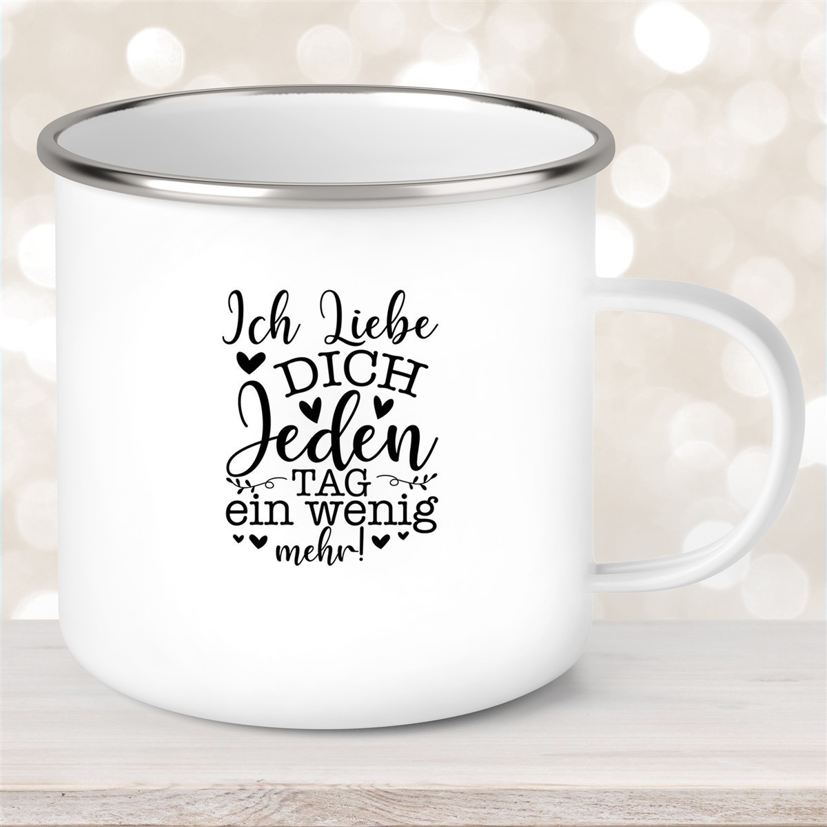 Tasse Spruch Valentinstag #17 Wunschnamen Emaille personalisiert Tasse Spruch Valentinstag #17 Wunschnamen Emaille personalisiert