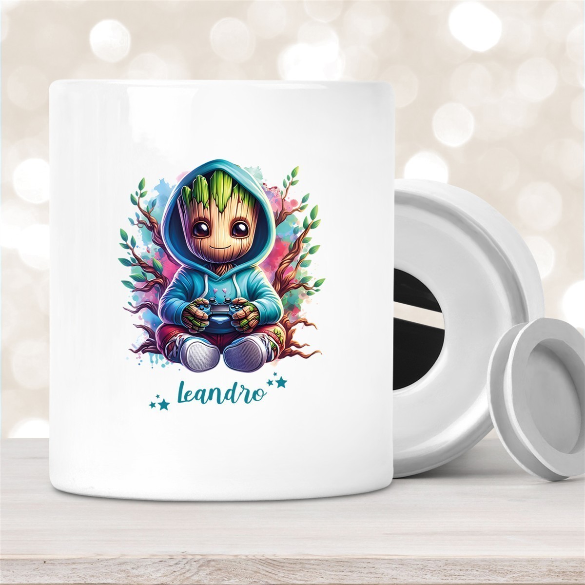 Spardose Groot #6 Wunschname personalisiert Spardose Groot #6 Wunschname personalisiert