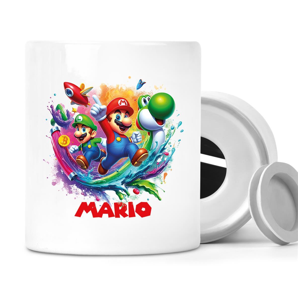 Spardose Super Mario 2 Wunschname personalisiert