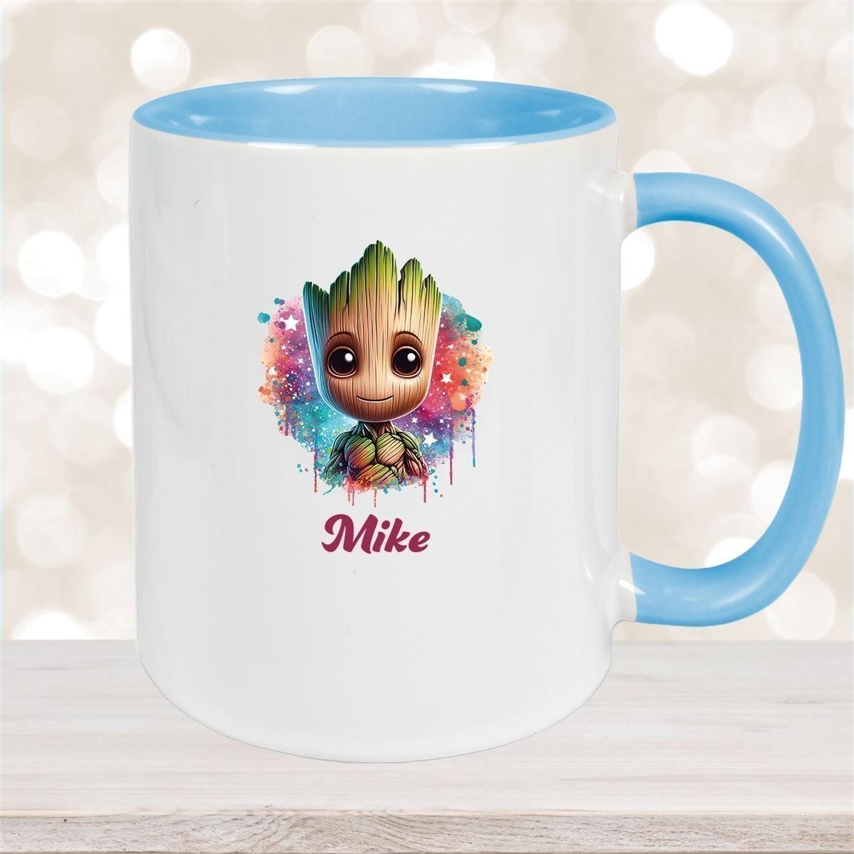 Tasse Baby-Groot 4 Wunschname Keramik Kinderbecher personalisiert versch. Farben