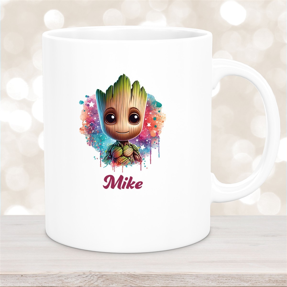 Tasse Baby-Groot #4 Wunschname Keramik Kinderbecher personalisiert versch. Farben