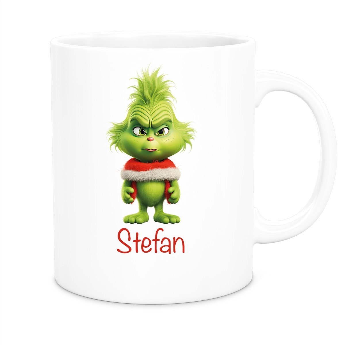 Tasse Wunschname Weihnachten Grinch #1 Keramik Kinderbecher versch. Farben