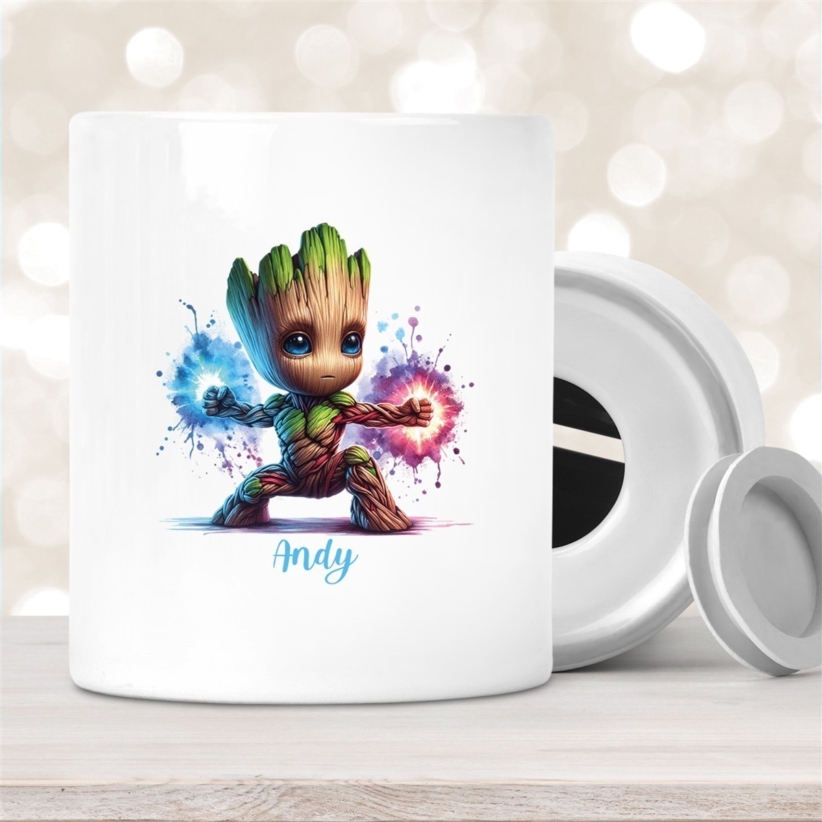 Spardose Groot #8 Wunschname personalisiert Spardose Groot #8 Wunschname personalisiert