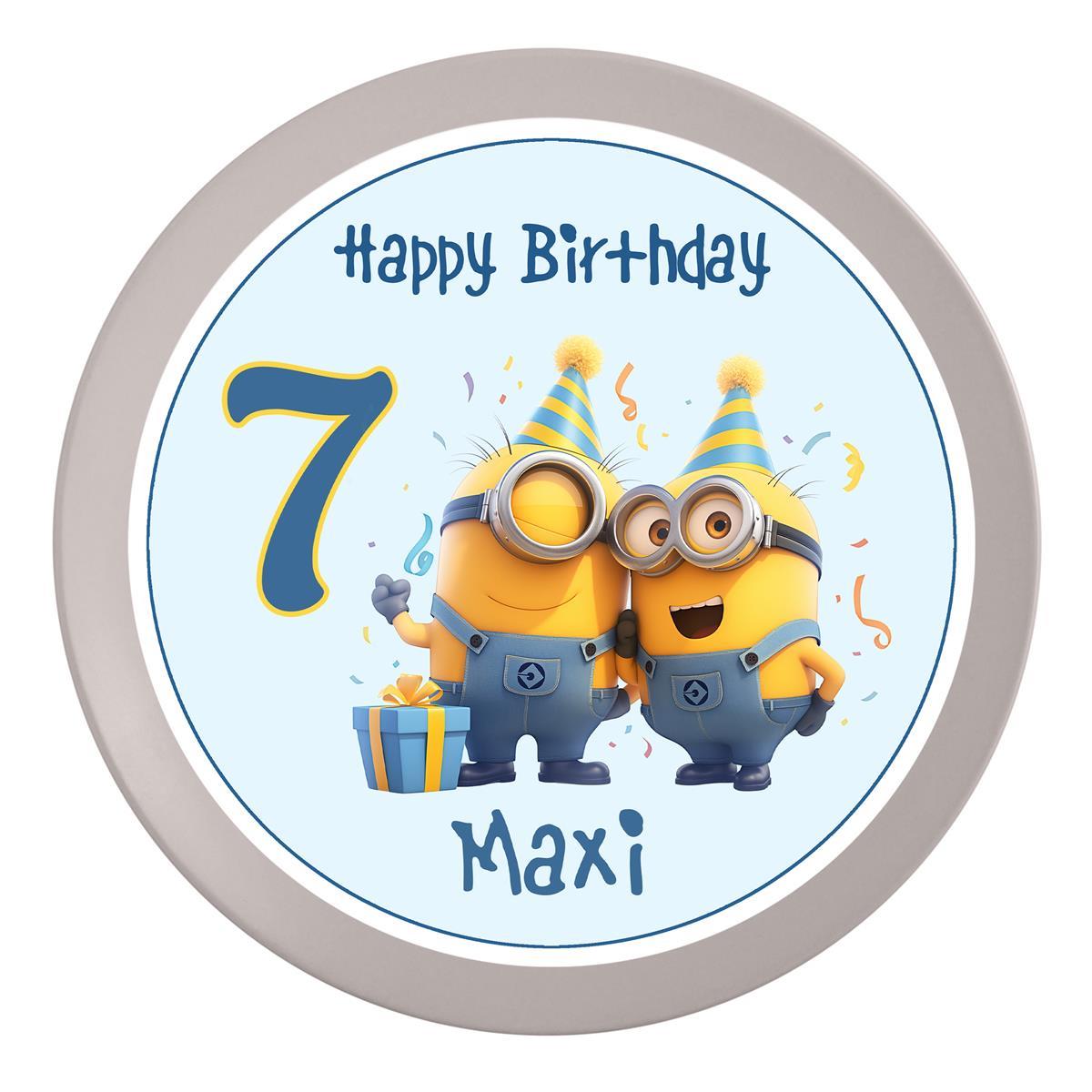 Tortenaufleger Geburtstag Minions 2 – Magische Kuchendekoration für Kindergeburtstage