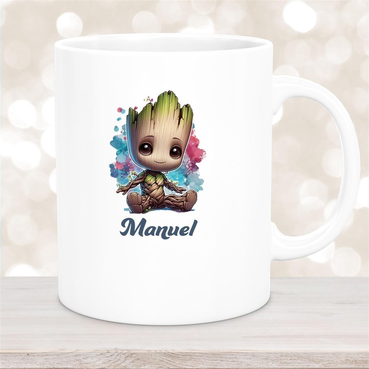 Tasse Baby-Groot 1 Wunschname Keramik Kinderbecher personalisiert versch. Farben