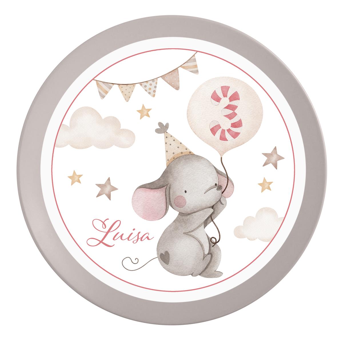 Tortenaufleger Geburtstag Maus 1 Name & Zahl (20cm)